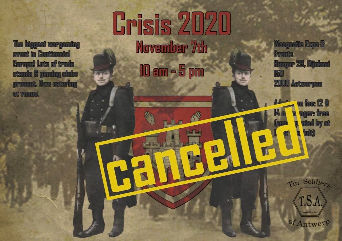 Annulation de Crisis 2020.... Crisis2020